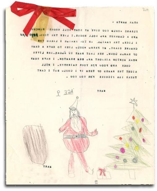 Hur man skriver ett brev till jultomten. Välj några fina papper och en penna eller en penna i ditt färgval, där du kan skriva snyggt med.