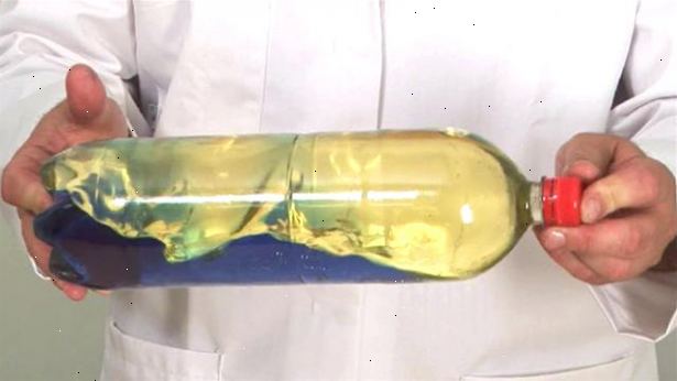Hur man gör en spin raket kartesiansk dykare. Skär botten av av en liten, plast sås flaska.