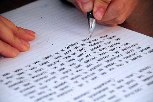 Hur man skriver snabbare. Anmärkning:. Dessa steg och tips skrevs främst för anteckningar, och använder stenografi.