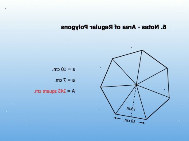 Hur beräkna arean av en polygon. Använd koordinaterna av hörnen för att finna området av ojämna polygoner.