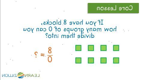 Hur man förstå begreppet noll (0). Skriv ner siffrorna noll (0) till nio (9).