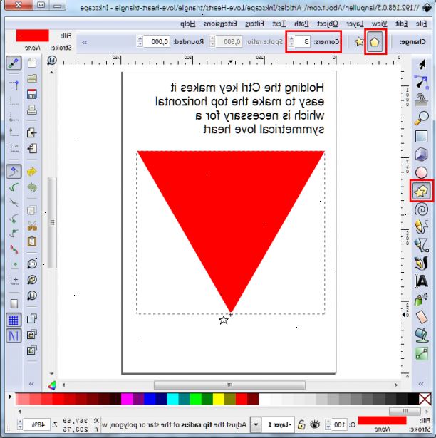 Hur man rita en liksidig triangel. Använd en linjal för att rita en linje segment av en lämplig längd.