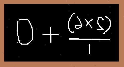 Hur du dubbla din lön med hjälp av en algebraisk kryphål. Skriv "en bestämd = b &#39;på en ny rad.